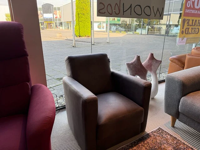 Fauteuil bruin - afbeelding 3 van  4