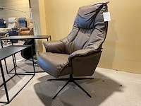 Fauteuil, bruin/taupe