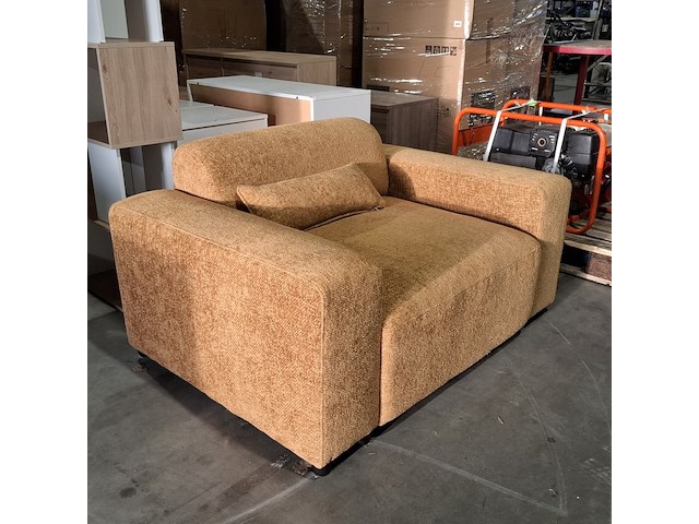 Fauteuil by fonq, velura, oker - afbeelding 2 van  7