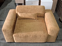 Fauteuil by fonq, velura, oker - afbeelding 4 van  7