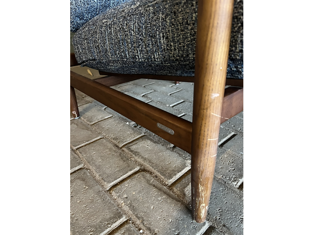 Fauteuil chair todd boho polspotten, blauw - afbeelding 5 van  7