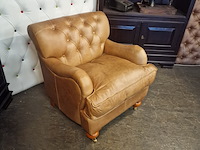 Fauteuil chesterfield, bolton, bruin - afbeelding 2 van  4