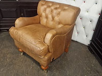Fauteuil chesterfield, bolton, bruin - afbeelding 3 van  4