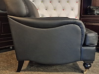Fauteuil chesterfield, bolton, zwart - afbeelding 5 van  5