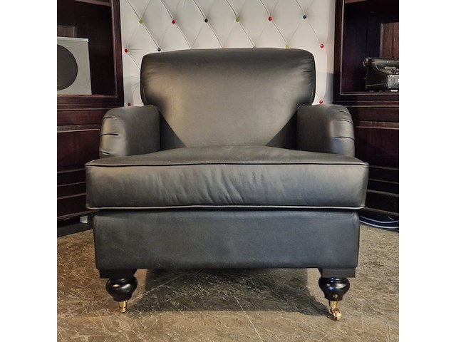 Fauteuil chesterfield, bolton, zwart - afbeelding 4 van  5