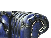 Fauteuil chesterfield, brighton, blauw, bestaand model - afbeelding 3 van  4