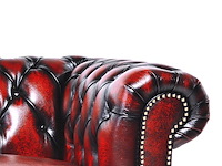 Fauteuil chesterfield, brighton, rood - afbeelding 3 van  4
