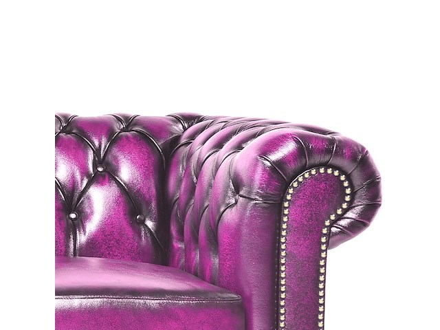 Fauteuil chesterfield, brighton, roze - afbeelding 3 van  5