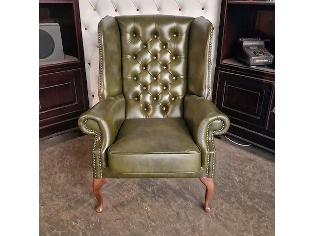 Fauteuil chesterfield, cathedral, groen - afbeelding 1 van  4