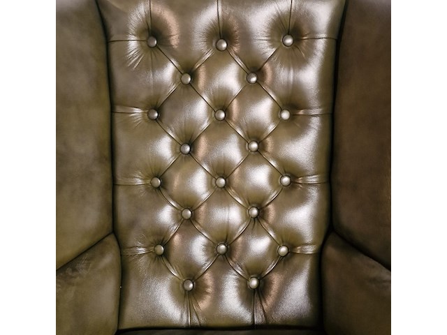 Fauteuil chesterfield, cathedral, groen - afbeelding 4 van  4