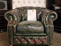 Fauteuil chesterfield, chesterfield, groen - afbeelding 1 van  4