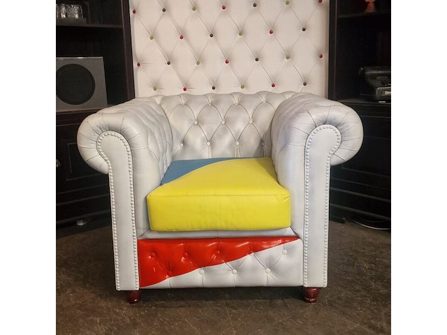 Fauteuil chesterfield, chesterfield, meerkleurig - afbeelding 1 van  5