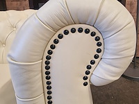 Fauteuil chesterfield, cresswell, creme - afbeelding 3 van  4