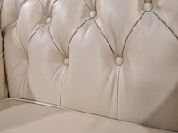 Fauteuil chesterfield, cresswell, creme - afbeelding 4 van  4