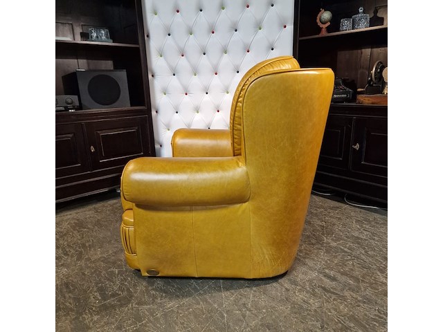Fauteuil chesterfield, haeck, bruin - afbeelding 3 van  5