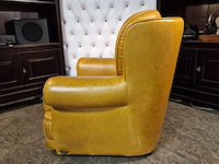 Fauteuil chesterfield, haeck, bruin - afbeelding 3 van  5