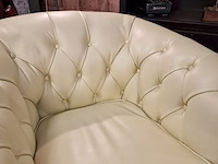 Fauteuil chesterfield, hampton, creme - afbeelding 5 van  5