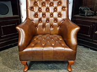 Fauteuil chesterfield, jane , cognac - afbeelding 3 van  6