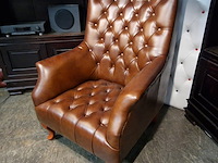 Fauteuil chesterfield, jane , cognac - afbeelding 4 van  6