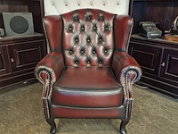 Fauteuil chesterfield, lord, rood - afbeelding 1 van  5