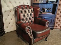 Fauteuil chesterfield, lord, rood - afbeelding 2 van  5