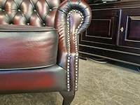 Fauteuil chesterfield, lord, rood - afbeelding 3 van  5
