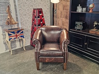 Fauteuil chesterfield, nelson, bruin - afbeelding 2 van  4
