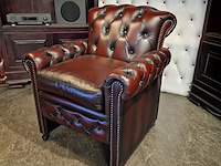 Fauteuil chesterfield, scott, rood - afbeelding 2 van  3