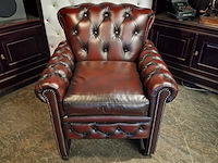 Fauteuil chesterfield, scott, rood - afbeelding 3 van  3
