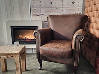 Fauteuil chesterfield, southfolk, bruin - afbeelding 4 van  6