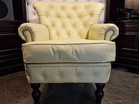 Fauteuil chesterfield, southfolk, creme - afbeelding 1 van  10