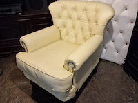 Fauteuil chesterfield, southfolk, creme - afbeelding 5 van  10