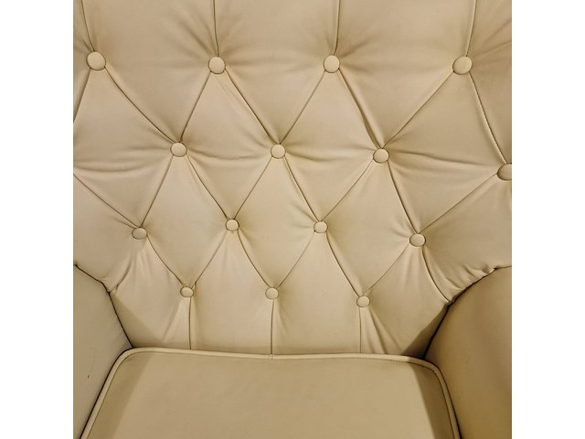 Fauteuil chesterfield, southfolk, creme - afbeelding 6 van  10