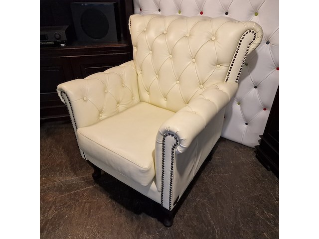 Fauteuil chesterfield, southfolk, creme - afbeelding 10 van  10