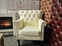Fauteuil chesterfield, southfolk, vanille - afbeelding 2 van  5