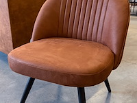 Fauteuil, cognac