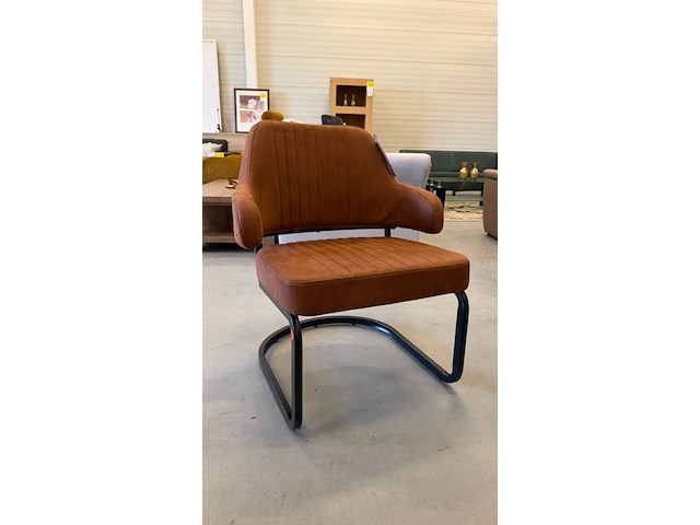 Fauteuil, cognac - afbeelding 1 van  2