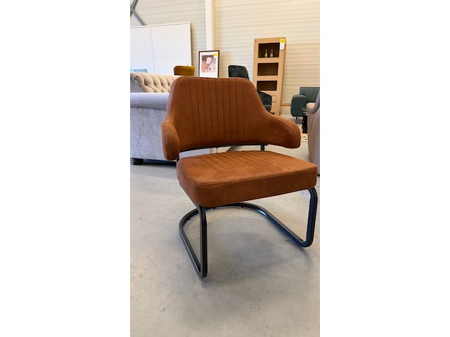 Fauteuil, cognac - afbeelding 1 van  2
