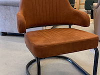 Fauteuil, cognac