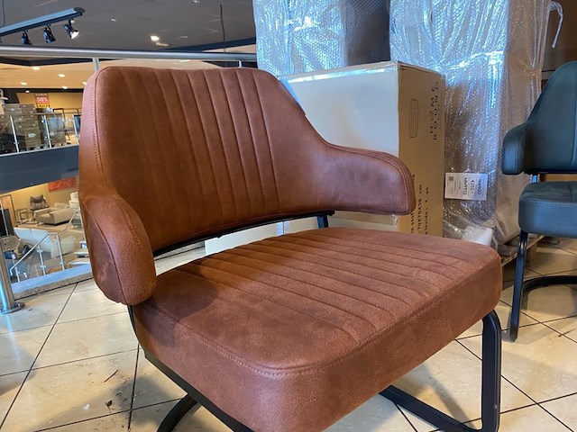 Fauteuil, cognac - afbeelding 2 van  3