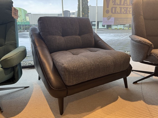 Fauteuil corium, blauw/zwart - afbeelding 1 van  5