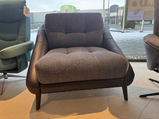 Fauteuil corium, blauw/zwart - afbeelding 2 van  5