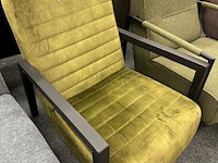 Fauteuil daan, velvet, groen - afbeelding 1 van  1