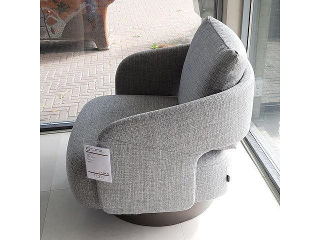 Fauteuil ditre italia, 356, grijs, draaibaar - afbeelding 9 van  10