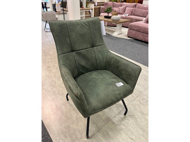 Fauteuil don, microvezel groen - afbeelding 1 van  7
