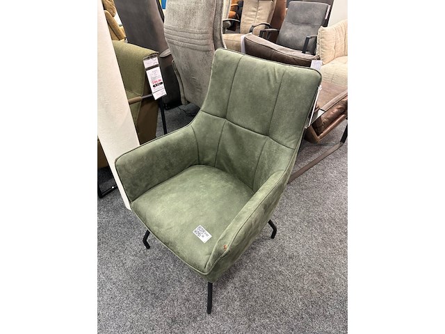 Fauteuil don, microvezel groen - afbeelding 5 van  7