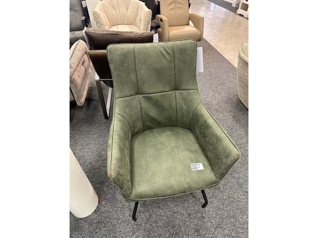 Fauteuil don, microvezel groen - afbeelding 6 van  7
