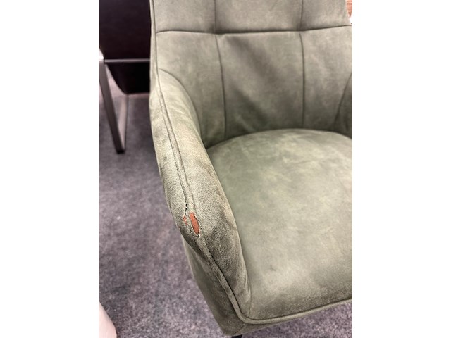 Fauteuil don, microvezel groen - afbeelding 7 van  7