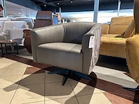 Fauteuil draai knudsen, olive groen / zebra - afbeelding 7 van  7