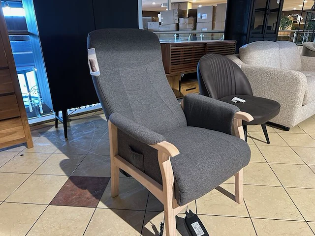 Fauteuil elektrisch verstelbaar knudsen, grijs - afbeelding 4 van  10